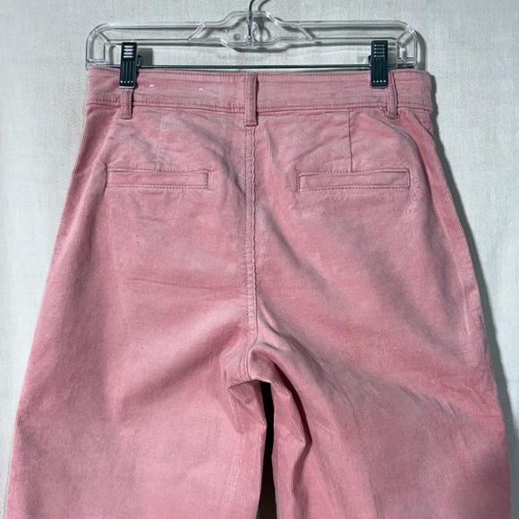 LOFT The Palmer wide leg pink corduroy Jeans Size 0 - Picture 5 of 13